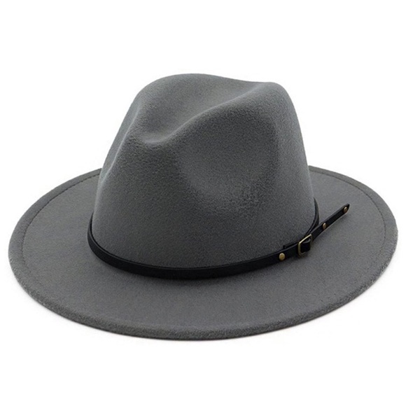 GREY BLOGGER STYLE STYLISH FEDORA LADIES HAT *NEW*